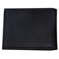 Mały czarny skórzany portfel